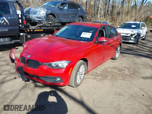 2016 BMW 3 Series 320i with VIN WBA8E1G52GNT38408, listed as a IAAI auction lot 41716438 with 50,207 mi miles and . Bid and sale history available at carsss.com. Image 2.