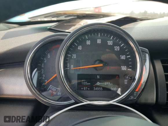 2018 MINI Convertible Cooper S with VIN WMWWG9C59J3D22587, listed as a Copart auction lot 61673415 with 34,935 mi miles and Salvage title. Bid and sale history available at DreamBid. Image 9.