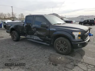 2017 Ford F-150 XL with VIN 1FTEX1CP6HKC44879, listed as a Copart auction lot 42046395 with 131,386 mi miles and Salvage title. Bid and sale history available at DreamBid. Image 4.