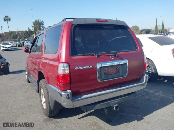 2002 Toyota 4Runner SR5 with VIN JT3GN86RX20229507, listed as a IAAI auction lot 41357416 with 263,191 mi miles. Bid and sale history available at carsss.com. Image 3.