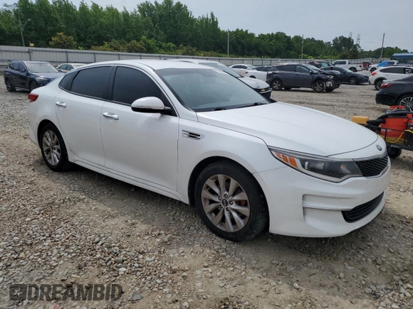 2016 Kia Optima LX with VIN 5XXGT4L3XGG020431, listed as a Copart auction lot 57244075 with 149,939 mi miles and Salvage title. Bid and sale history available at DreamBid. Image 4.