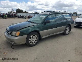 2001 Subaru Legacy Wagon Outback w/RL Equip with VIN 4S3BH675916654192, listed as a Copart auction lot 48062875 with 186,247 mi miles and Salvage Title. Bid and sale history available at carsss.com. Image 1.