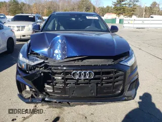 2020 Audi Q8 Premium Plus with VIN WA1EVAF19LD001877, listed as a Copart auction lot 40738583 with 0 mi miles. Bid and sale history available at carsss.com. Image 5.