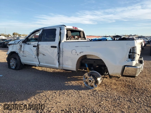 2024 Ram 2500 Big Horn with VIN 3C6UR5DL7RG349374, listed as a Copart auction lot 79817554 with 1,677 mi miles and Salvage Title. Bid and sale history available at carsss.com. Image 2.