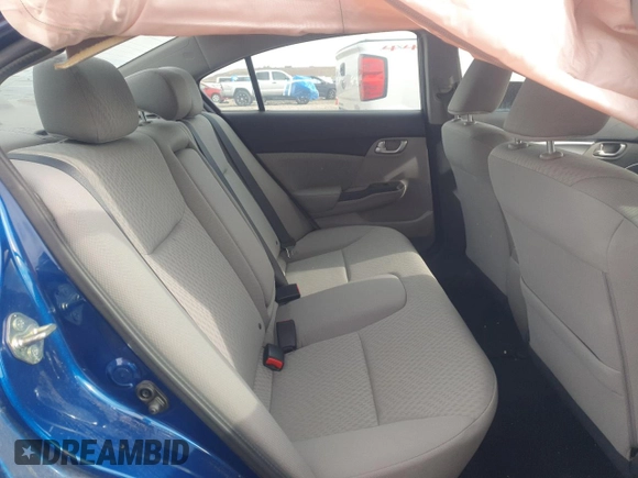 2014 Honda Civic Sedan EX with VIN 19XFB2F88EE066016, listed as a Copart auction lot 51617565 with 0 mi miles and Salvage Title. Bid and sale history available at carsss.com. Image 10.
