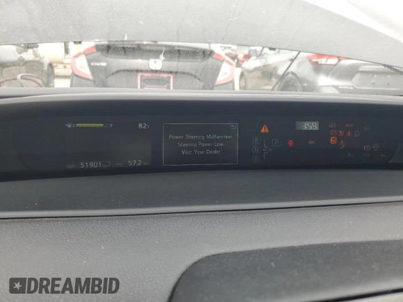 2022 Toyota Prius L Eco с VIN JTDKAMFU6N3160042, выставлен на аукционе Copart как лот 53633945 с пробегом 51 901 миль миль и Списание • Salvage title. История ставок и продаж доступна на DreamBid. Изображение 9.