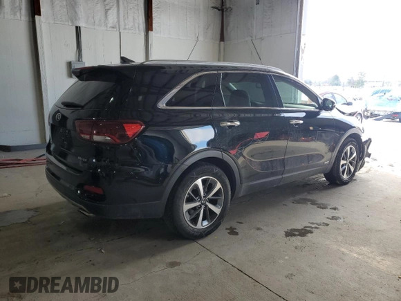 2019 Kia Sorento EX with VIN 5XYPHDA55KG521169, listed as a Copart auction lot 87965365 with 86,465 mi miles and Salvage Title. Bid and sale history available at DreamBid. Image 3.