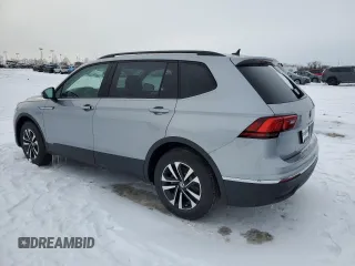 2024 Volkswagen Tiguan S with VIN 3VVFB7AX3RM165819, listed as a Copart auction lot 44740345 with Not provided miles and Salvage title. Bid and sale history available at DreamBid. Image 2.
