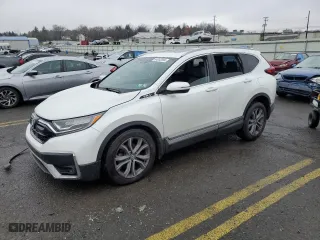 2020 Honda CR-V Touring with VIN 7FARW2H9XLE000859, listed as a Copart auction lot 84952894 with 86,740 mi miles and Salvage Title. Bid and sale history available at carsss.com. Image 1.