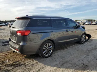2015 Kia Sedona SX-L with VIN KNDME5C1XF6020296, listed as a Copart auction lot 42625245 with 153,028 mi miles and Salvage Title. Bid and sale history available at DreamBid. Image 3.