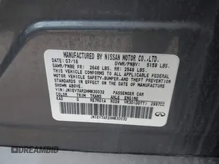 2017 Infiniti Q50 Premium with VIN JN1EV7AR2HM830032, listed as a IAAI auction lot 40777161 with 104,834 mi miles and . Bid and sale history available at DreamBid. Image 9.