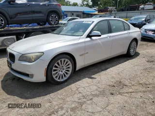 2009 BMW 7 Series 750Li with VIN WBAKB83599CY58147, listed as a Copart auction lot 59238475 with 124,336 mi miles and Salvage title. Bid and sale history available at DreamBid. Image 1.