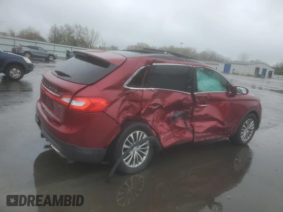 2016 Lincoln MKX Select z VIN 2LMTJ8KR1GBL36642, wystawiony jako Copart lot #52174735 z przebiegiem 107 827 mil mil oraz Szkoda całkowita • Salvage title. Historia ofert i sprzedaży dostępna na DreamBid. Obrazek 3.