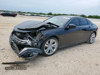 2021 Acura TLX Technology with VIN 19UUB5F48MA008626, listed as a Copart auction lot 58541265 with 37,996 mi miles and Salvage title. Bid and sale history available at DreamBid. Image 1.