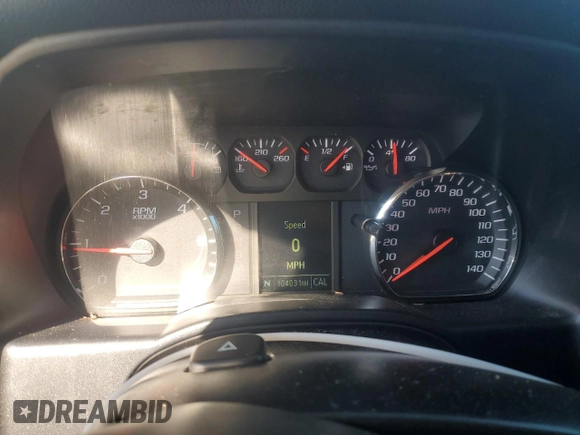 2015 Chevrolet Silverado 1500 LS with VIN 1GCVKPEC0FZ385110, listed as a Copart auction lot 46458175 with 104,031 mi miles and Salvage Title. Bid and sale history available at DreamBid. Image 9.