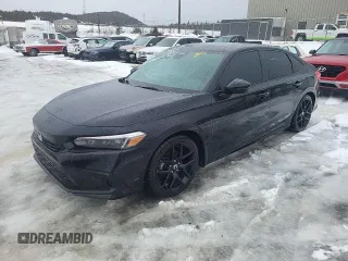2024 Honda Civic Sedan Sport with VIN 2HGFE2F52RH115090, listed as a Copart auction lot 45655405 with 17,896 mi miles and Salvage Title. Bid and sale history available at carsss.com. Image 1.