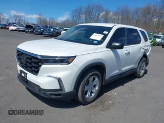2023 Honda Pilot LX with VIN 5FNYG2H29PB007041, listed as a IAAI auction lot 41887999 with 8,107 mi miles. Bid and sale history available at carsss.com. Image 2.