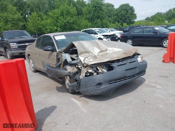 2004 Chevrolet Monte Carlo LS with VIN 2G1WW12E949340887, listed as a IAAI auction lot 39404025 with 224,193 mi miles. Bid and sale history available at carsss.com. Image 1.