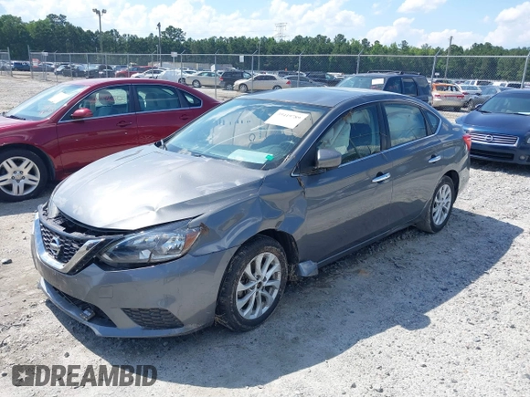 2019 Nissan Sentra SV with VIN 3N1AB7AP7KY255646, listed as a IAAI auction lot 39419789 with 118,216 mi miles and . Bid and sale history available at DreamBid. Image 2.
