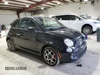 2012 FIAT 500 Sport z VIN 3C3CFFBR5CT344350, wystawiony jako Copart lot #51921105 z przebiegiem 110 394 mil mil oraz Szkody całkowita. Historia ofert i sprzedaży dostępna na DreamBid. Obrazek 4.