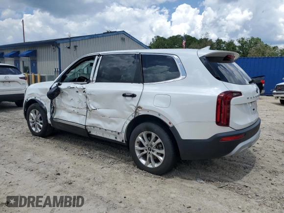 2020 Kia Telluride LX with VIN 5XYP24HC7LG054134, listed as a Copart auction lot 61423155 with 49,420 mi miles and Salvage title. Bid and sale history available at DreamBid. Image 2.