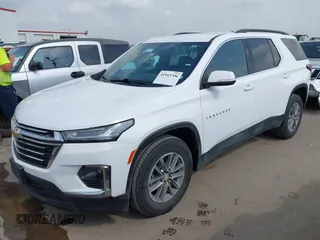 2022 Chevrolet Traverse LT Leather with VIN 1GNERHKW1NJ157847, listed as a IAAI auction lot 41943706 with 49,723 mi miles. Bid and sale history available at carsss.com. Image 17.