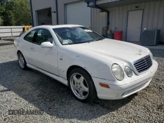 1999 Mercedes-Benz CLK 320/430 with VIN WDBLJ70G8XF077284, listed as a Copart auction lot 72495364 with 114,533 mi miles and Salvage Title. Bid and sale history available at carsss.com. Image 4.