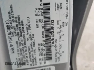 2019 Ford Fusion Hybrid SE with VIN 3FA6P0LU9KR204633, listed as a Copart auction lot 49900503 with 87,709 mi miles. Bid and sale history available at carsss.com. Image 12.