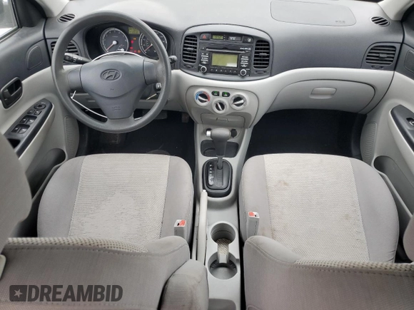 2008 Hyundai Accent GLS with VIN KMHCN46C78U272620, listed as a Copart auction lot 54587375 with 105,367 mi miles and Clean Title. Bid and sale history available at carsss.com. Image 8.