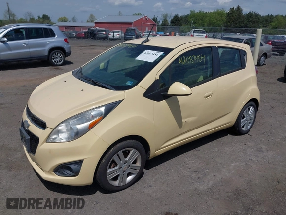 2013 Chevrolet Spark LT with VIN KL8CD6S99DC566235, listed as a IAAI auction lot 42087454 with 115,388 mi miles. Bid and sale history available at carsss.com. Image 2.