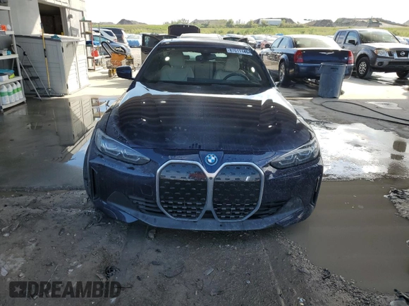 2024 BMW i4 eDrive35 with VIN WBY43AW05RFR93803, listed as a Copart auction lot 87611145 with 0 mi miles and Non Repairable. Bid and sale history available at carsss.com. Image 5.