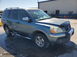 2005 Honda Pilot EX-L with RES with VIN 5FNYF18665B029964, listed as a Copart auction lot 48349055 with 214,108 mi miles and Salvage Title. Bid and sale history available at carsss.com. Image 4.