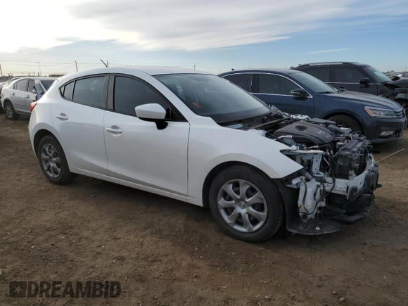 2016 Mazda 3 i Sport with VIN JM1BM1J74G1337385, listed as a Copart auction lot 48354895 with 75,167 mi miles and Salvage Title. Bid and sale history available at DreamBid. Image 4.