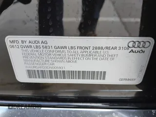 2013 Audi A8 3.0L with VIN WAURGAFD3DN005931, listed as a IAAI auction lot 42461062 with 113,899 mi miles and . Bid and sale history available at DreamBid. Image 9.