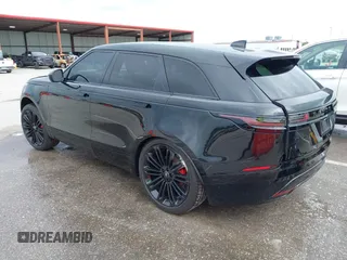 2024 Land Rover Range Rover Velar Dynamic SE with VIN SALYL2EX1RA368859, listed as a IAAI auction lot 42163428 with 7,586 mi miles and . Bid and sale history available at DreamBid. Image 3.