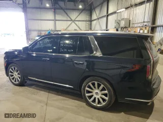 2021 Cadillac Escalade Premium Luxury Platinum with VIN 1GYS4DKL1MR430272, listed as a Copart auction lot 58939294 with 59,907 mi miles and Non Repairable. Bid and sale history available at carsss.com. Image 2.