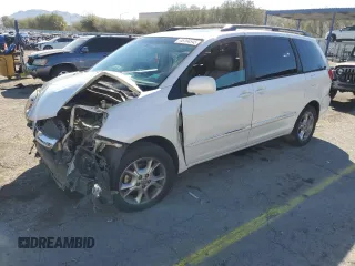 2006 Toyota Sienna XLE with VIN 5TDZA22C16S485097, listed as a Copart auction lot 46184545 with 133,008 mi miles and Salvage Title. Bid and sale history available at carsss.com. Image 1.