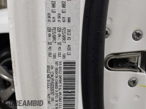 2016 Jeep Patriot High Altitude with VIN 1C4NJPFA5GD526767, listed as a Copart auction lot 81524804 with 25,553 mi miles and Salvage Title. Bid and sale history available at carsss.com. Image 12.