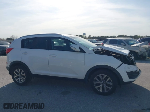 2015 Kia Sportage LX with VIN KNDPB3AC3F7742718, listed as a IAAI auction lot 41877257 with 215,101 mi miles and . Bid and sale history available at carsss.com. Image 14.