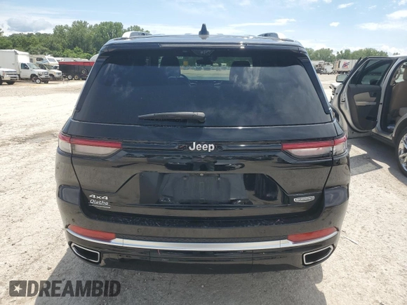 2022 Jeep Grand Cherokee Summit Reserve with VIN 1C4RJHETXN8503565, listed as a Copart auction lot 63758425 with 57,598 mi miles and Salvage title. Bid and sale history available at DreamBid. Image 6.