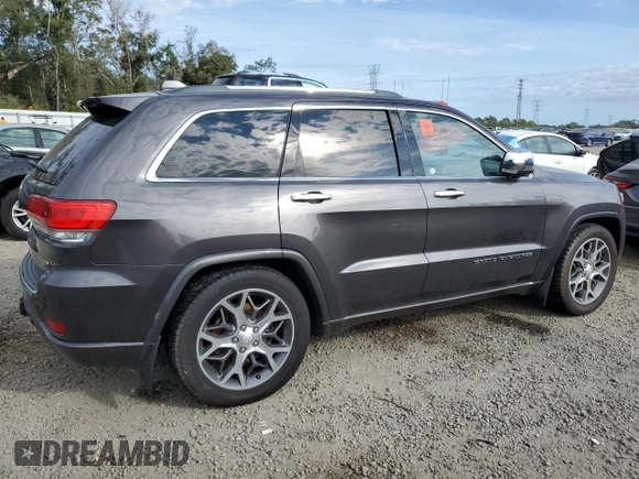 2021 Jeep Grand Cherokee Overland with VIN 1C4RJFCG9MC620320, listed as a Copart auction lot 85609814 with 61,335 mi miles and Salvage title. Bid and sale history available at DreamBid. Image 3.