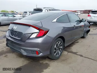 2017 Honda Civic Coupe LX with VIN 2HGFC4B53HH311772, listed as a IAAI auction lot 41896112 with 53,831 mi miles. Bid and sale history available at carsss.com. Image 4.