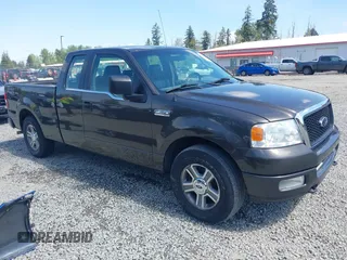 2005 Ford F-150 STX with VIN 1FTRX14W35FB18409, listed as a IAAI auction lot 42140190 with 209,198 mi miles and . Bid and sale history available at carsss.com. Image 1.