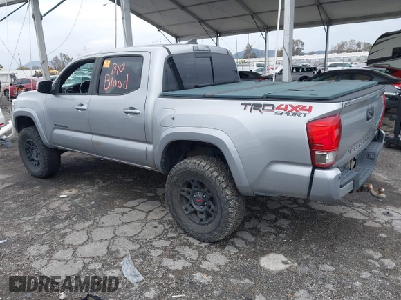 2017 Toyota Tacoma SR5 with VIN 3TMCZ5AN5HM060763, listed as a IAAI auction lot 41783899 with 93,926 mi miles. Bid and sale history available at carsss.com. Image 3.