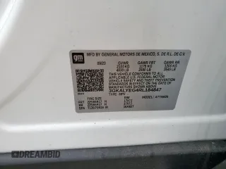 2024 GMC Terrain AT4 with VIN 3GKALYEG4RL184847, listed as a Copart auction lot 57438935 with 12,135 mi miles and Salvage title. Bid and sale history available at DreamBid. Image 13.