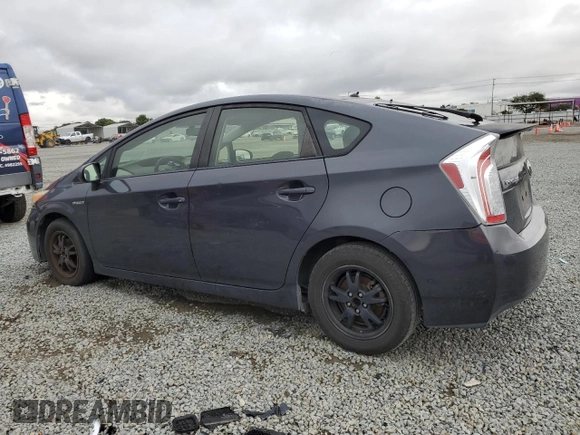 2012 Toyota Prius One with VIN JTDKN3DU5C5411717, listed as a Copart auction lot 55860615 with 335,026 mi miles and Clean Title. Bid and sale history available at DreamBid. Image 2.