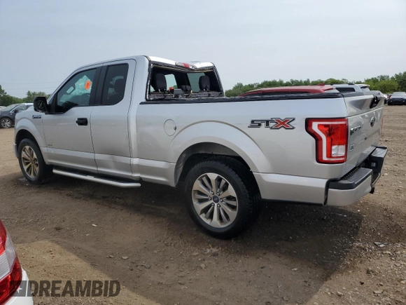 2017 Ford F-150 XL with VIN 1FTEX1CP4HFB07108, listed as a Copart auction lot 59360975 with 106,503 mi miles and Salvage title. Bid and sale history available at DreamBid. Image 2.
