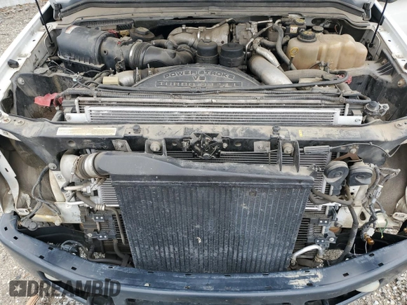 2010 Ford F-350 XL with VIN 1FTWW3DR4AEA57907, listed as a Copart auction lot 43471945 with 121,505 mi miles and Salvage title. Bid and sale history available at DreamBid. Image 11.