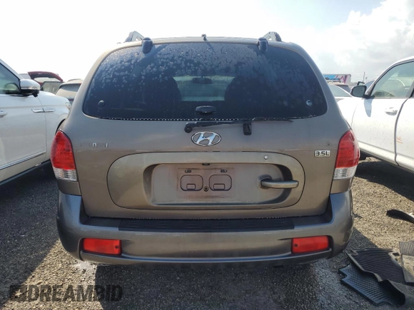 2005 Hyundai Santa Fe GLS with VIN KM8SC13E65U996817, listed as a Copart auction lot 73829854 with 51,637 mi miles and Non Repairable. Bid and sale history available at carsss.com. Image 6.
