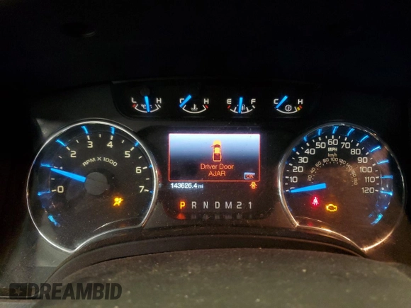 2014 Ford F-150 XL with VIN 1FTFX1ET3EKE32124, listed as a Copart auction lot 63598485 with 143,626 mi miles and Salvage title. Bid and sale history available at DreamBid. Image 9.